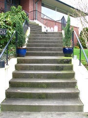 Cleaning Concrete, Sidewalks, Steps and Brickwork